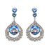 Earrings "J'Adore II (Light Sapphire Shimmer)" with Swarovski™ crystals